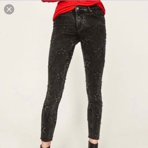 ZARA Black Revolve Star Jeans